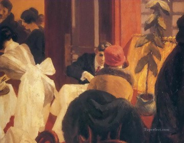Edward Hopper Painting - restaurante de nueva york 1 Edward Hopper
